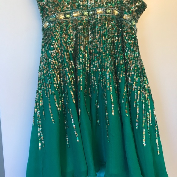 Sherri Hill Sequin and Gem Short Prom Dress - Picture 3 of 8